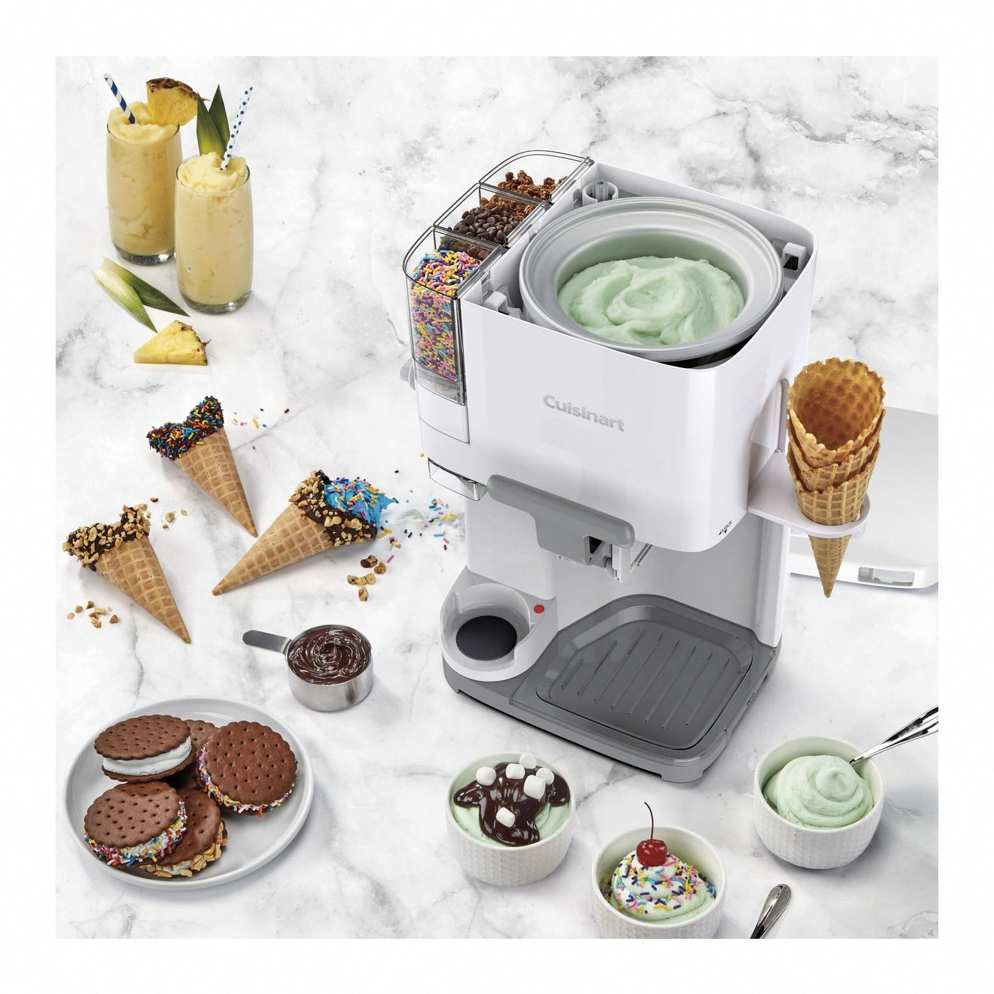 Soft Serve Ice Cream Maker 🍦✨ | Mix-In Frozen Treats 🍨❄️