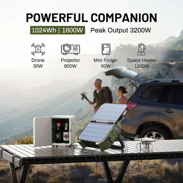 Charge Anywhere – Solar Generator for Life on the Go