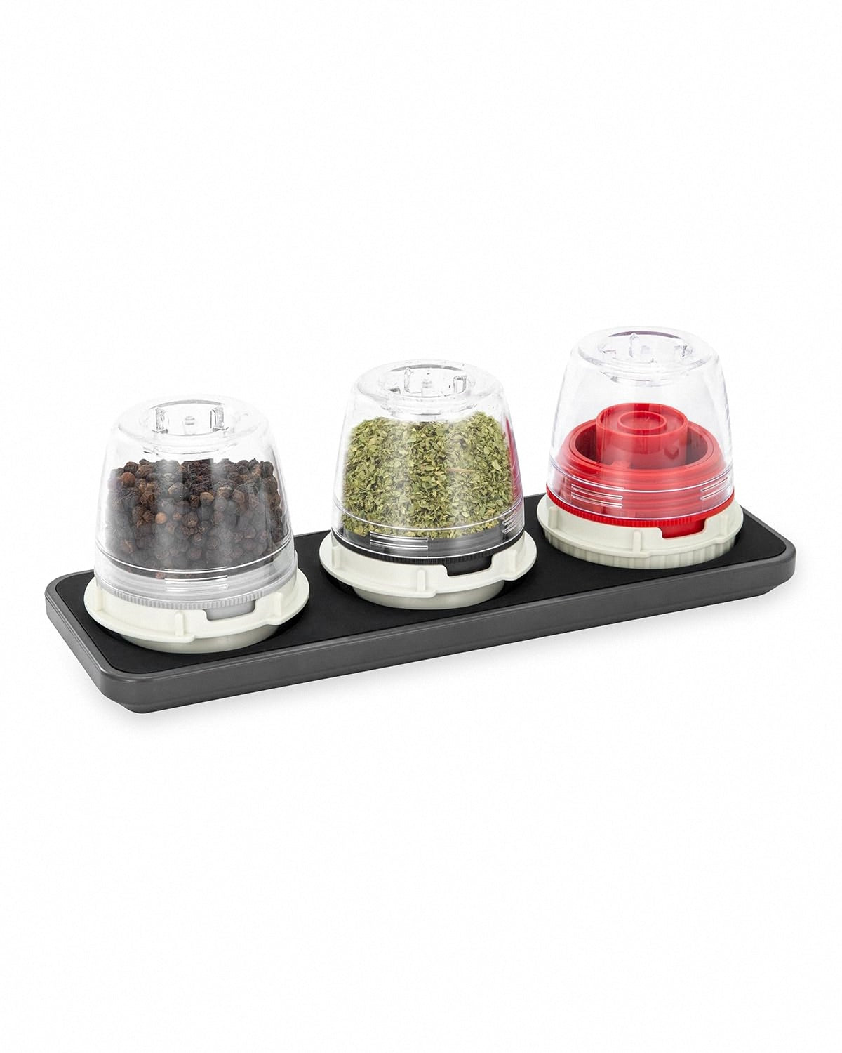 Salt & Pepper Grinder Set 🌶️🧂 | Electric, Adjustable, LED & Ceramic Blades ✨ | 2 Quick Pods(With Salt and Pepper Mill Tray)