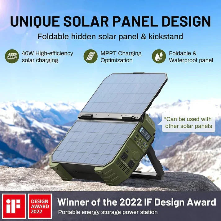 Charge Anywhere – Solar Generator for Life on the Go