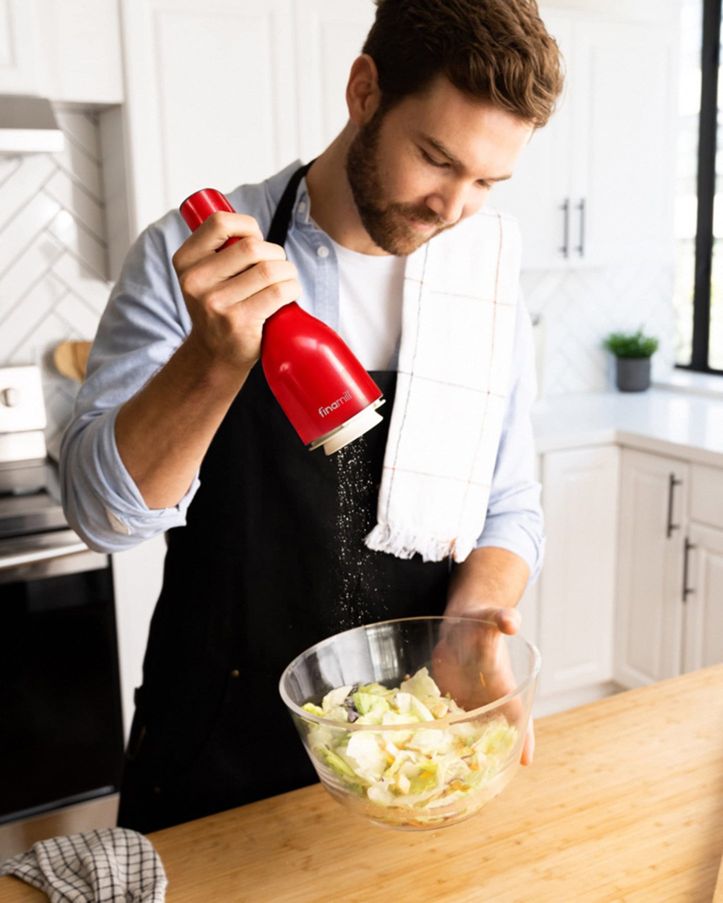 Salt & Pepper Grinder Set 🌶️🧂 | Electric, Adjustable, LED & Ceramic Blades ✨ | 2 Quick Pods(With Salt and Pepper Mill Tray)
