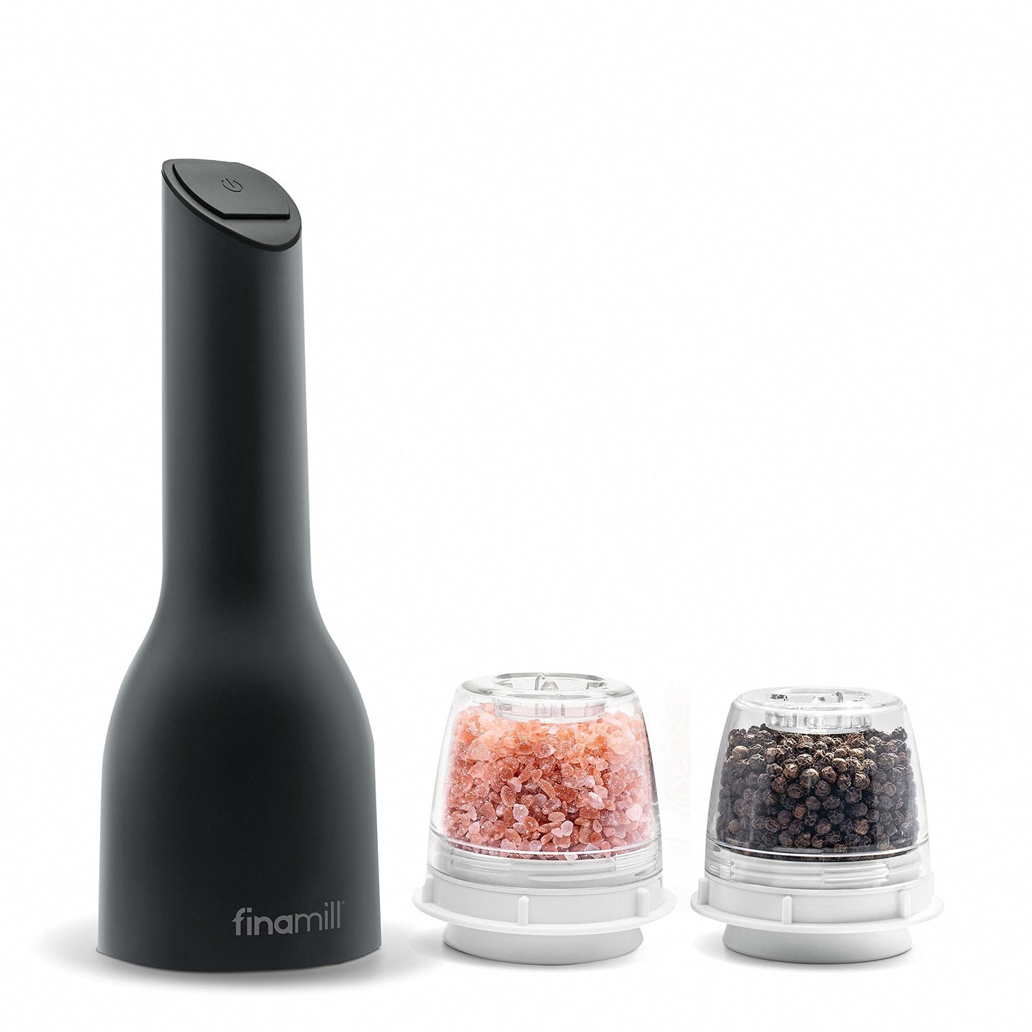 Salt & Pepper Grinder Set 🌶️🧂 | Electric, Adjustable, LED & Ceramic Blades ✨ | 2 Quick Pods(With Salt and Pepper Mill Tray)