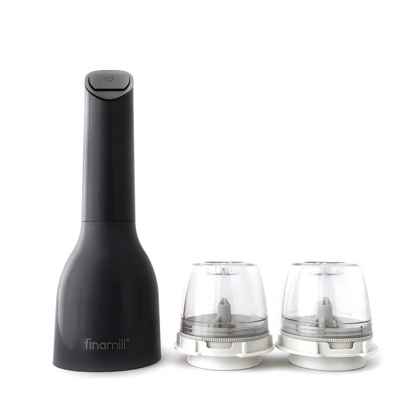 Salt & Pepper Grinder Set 🌶️🧂 | Electric, Adjustable, LED & Ceramic Blades ✨ | 2 Quick Pods(With Salt and Pepper Mill Tray)