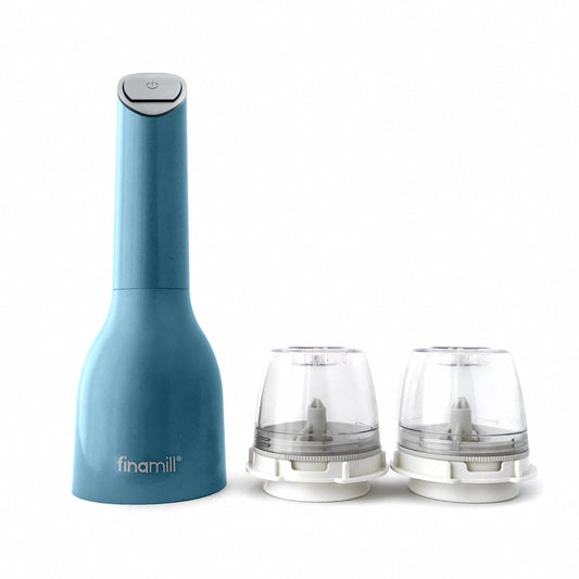 Salt & Pepper Grinder Set 🌶️🧂 | Electric, Adjustable, LED & Ceramic Blades ✨ | 2 Quick Pods(With Salt and Pepper Mill Tray)